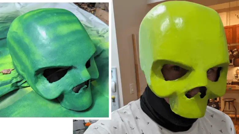 Masque de Skeletor - Étapes 3 & 4