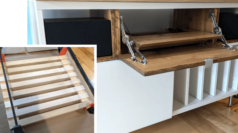 Meuble stéréo - Étapes 7 & 8